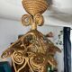 Audoux Minet rope lantern pendant light, 1950s
