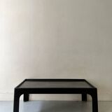 Space Age coffee table in black fiberglass, 1970s design