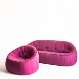 Three-seater sofa and armchair model "Ottoman" by Noé Duchaufour-Lawrance for Cinna / Ligne Roset