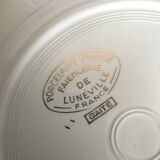 Set of 10 Lunéville dessert plates