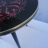 Black and red coffee table