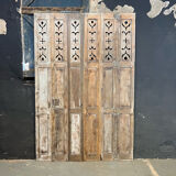 Old shutters in patinated chene