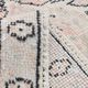 7x10 Large Pink & Beige Madallion Pattern Turkish Rug, 209x305Cm