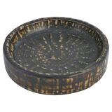 Mid-Century Modern Brown Stoneware Rubus Bowl by Gunnar Nylund for Rörstrand
