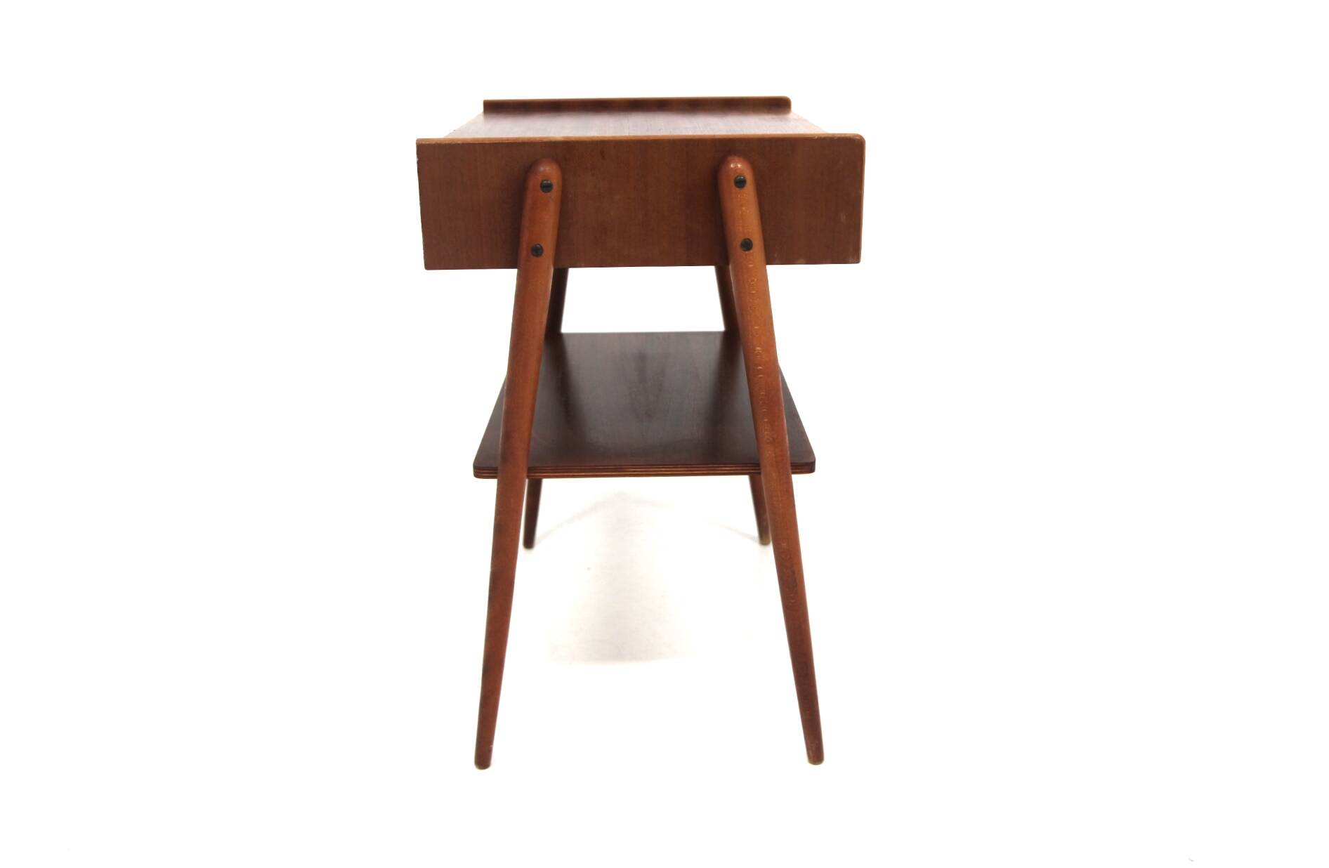 Scandinavian mahogany bedside table, AB Carlströms & Co Möbelfabrik, Sweden, 1960