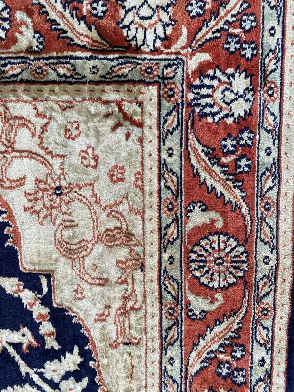 Vintage Sino Hereke silk rug 94x154 cm