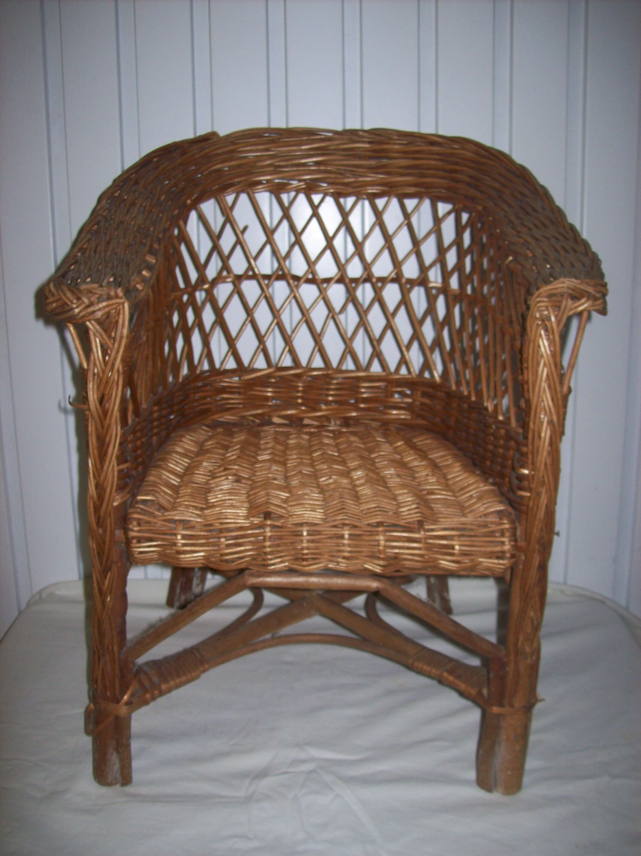 Wicker child fauteuril