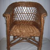 Wicker child fauteuril