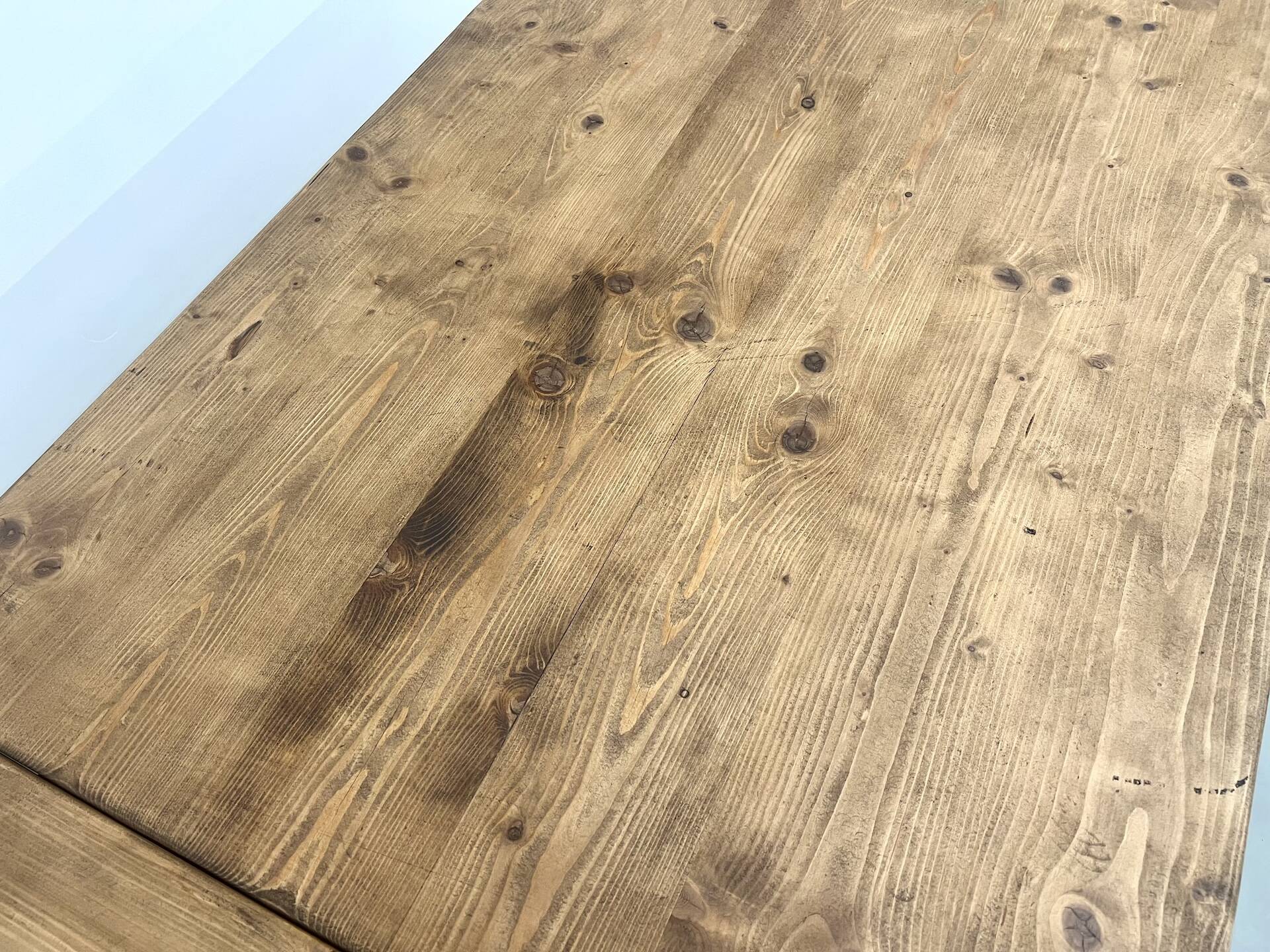 70s pine farmhouse table
