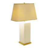 Natural "pierre de france" table lamp - 1970s