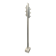 Targetti floor lamp with 6 lights and marble base, 1970s.
