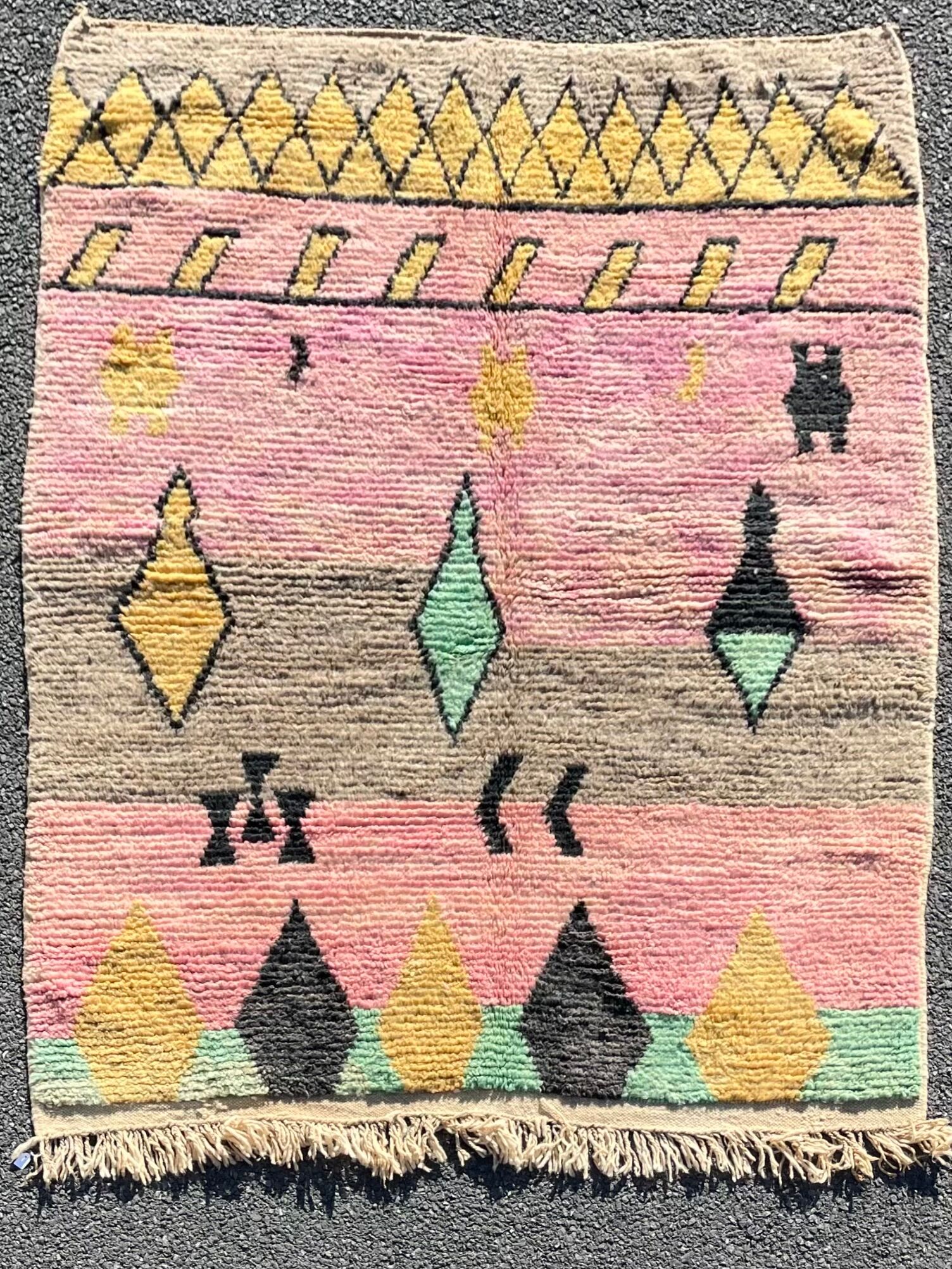 Boujad berbere rug in wool