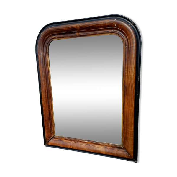 Miroir Bois et Stuk Marron et Noir — Beyit