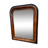 Wood Mirror and Stuk Brown and Black