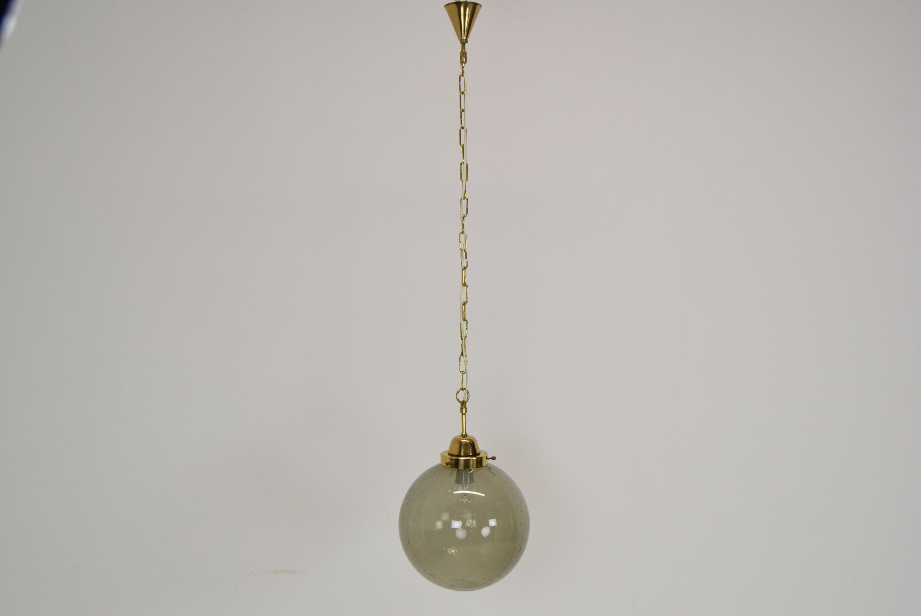 Mid-century Glass Pendant,Kamenicky Senov,1960's.