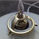 Antique pendant lampshade with opaline disc, diameter 25.5 cm, art deco