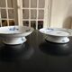 two Art Deco porcelain dishes F. Legrand & Cie
