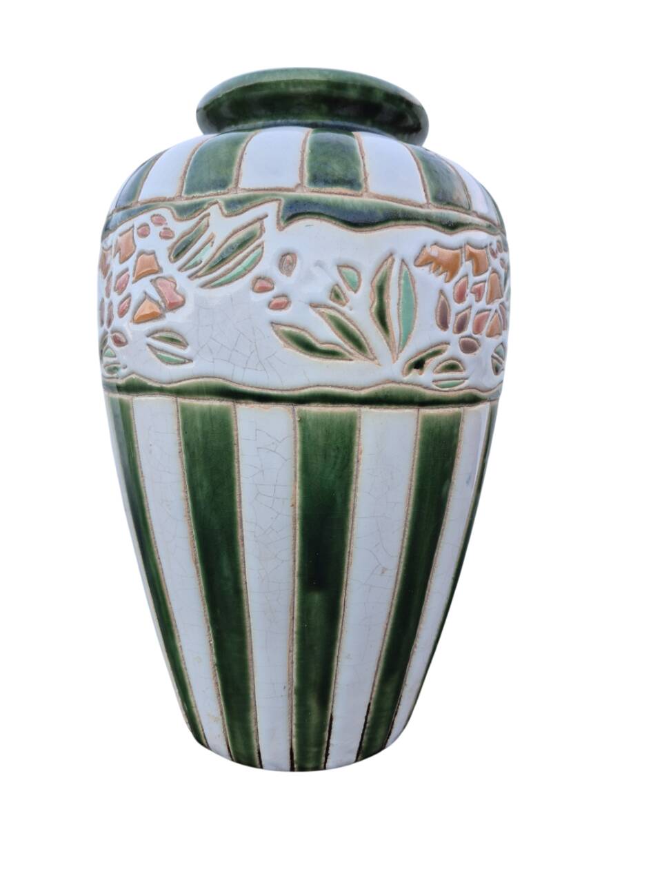 glazed ceramic vase 1920/1930 (in the style of Keramis)