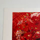 Lithographie (EA) signée Michel Henry - Bouquet Rouge 2005