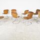Vintage dining chairs for cidue set of 8, 1970s