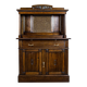 Large Oak Sideboard with Mirror, 1930s