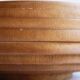 Ribbed turned wooden bowl, 1980