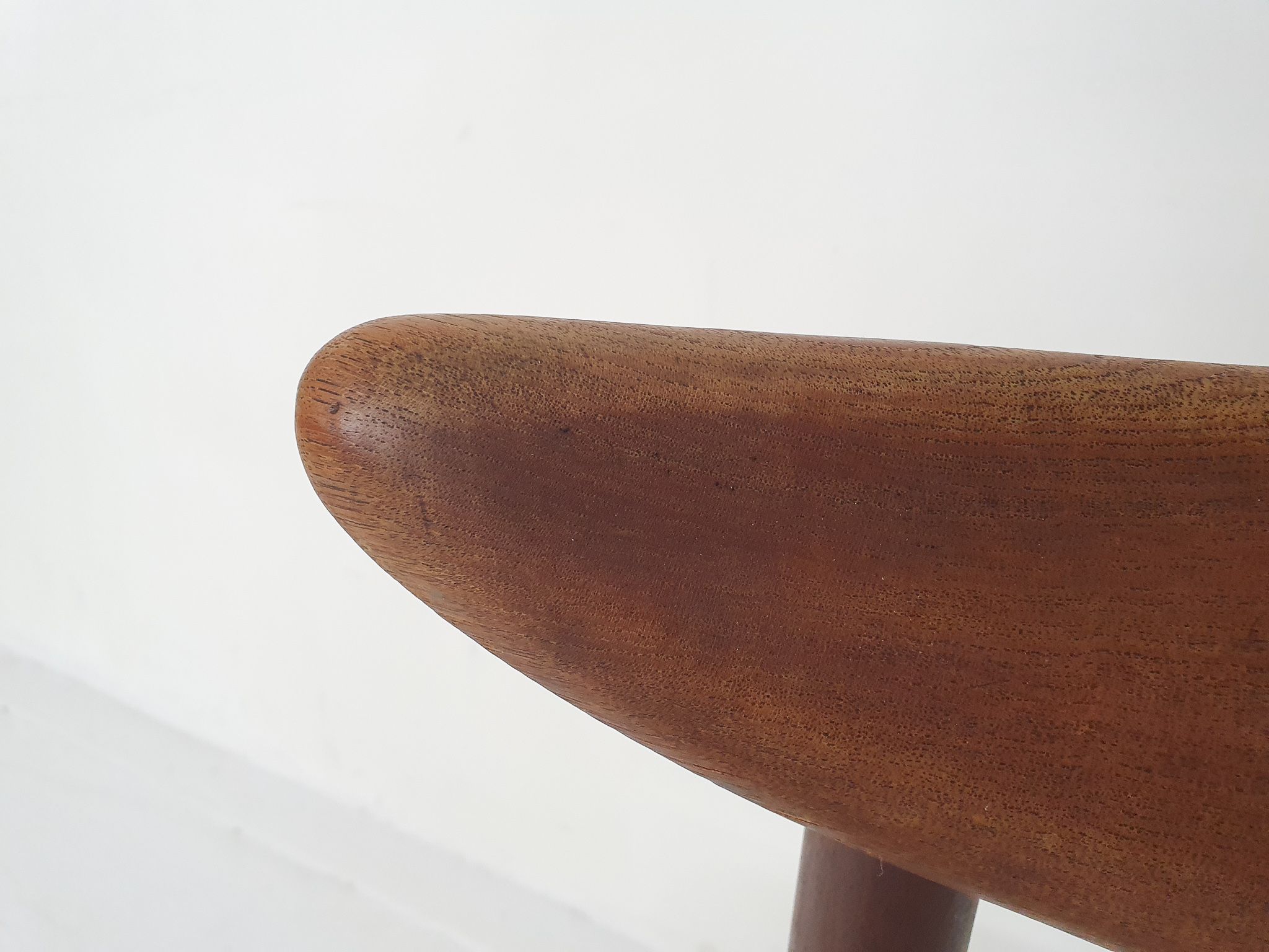 Solid teak Danish dining chair, Denmark 1950's