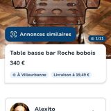 Michel Dumas bar coffee table