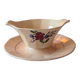 Vintage sauceboat Digoin Sarreguemines model 9177 floral decoration