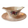 Vintage sauceboat Digoin Sarreguemines model 9177 floral decoration