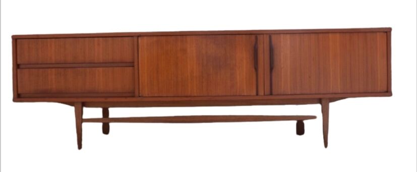 Enfilade scandinave en teck des années 60, 70