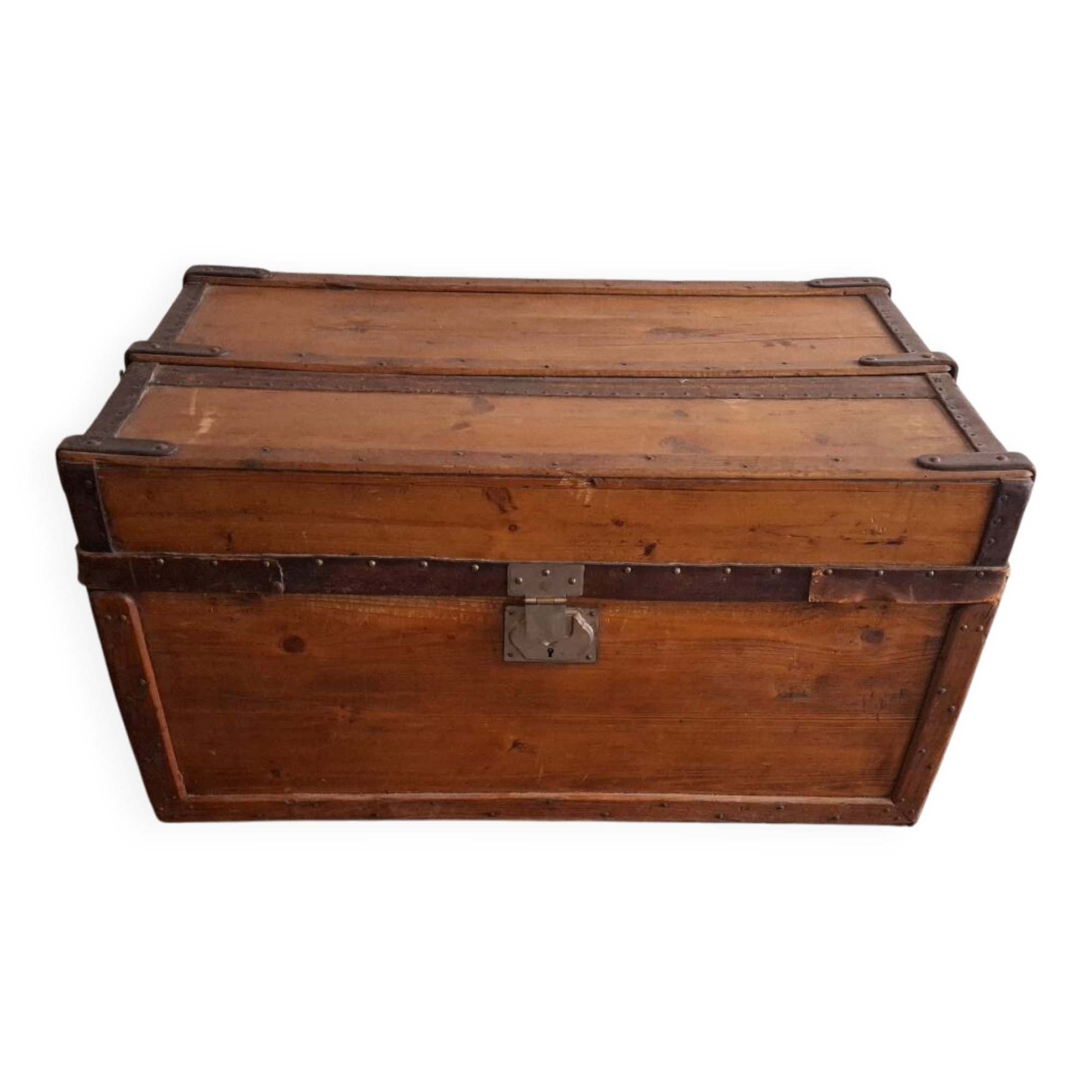 Malle de rangement en bois