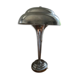 Art deco chrome mushroom lamp