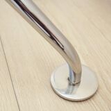 Table ronde en verre, design italien, années 80, production : Calligaris