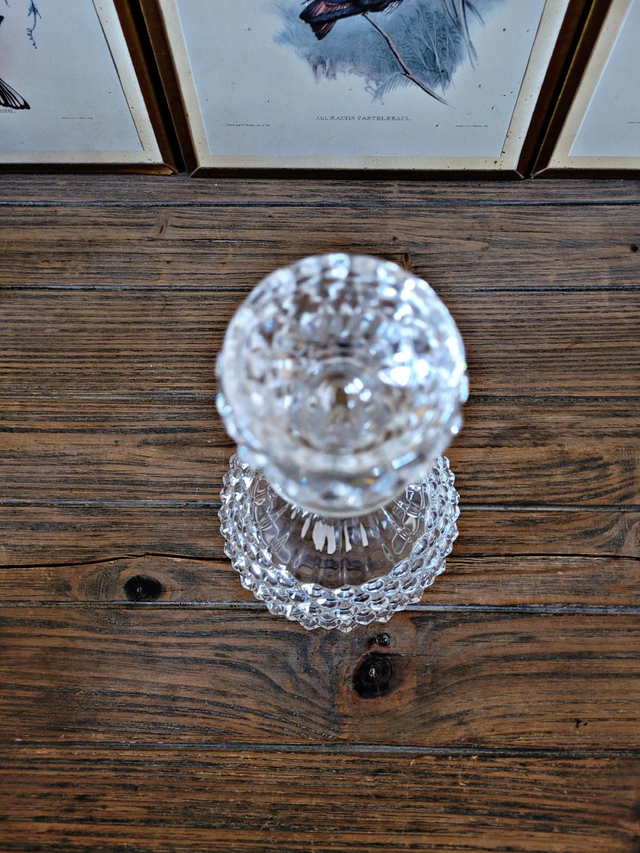 Diamond point wine carafe - Arques Longchamp Crystal?