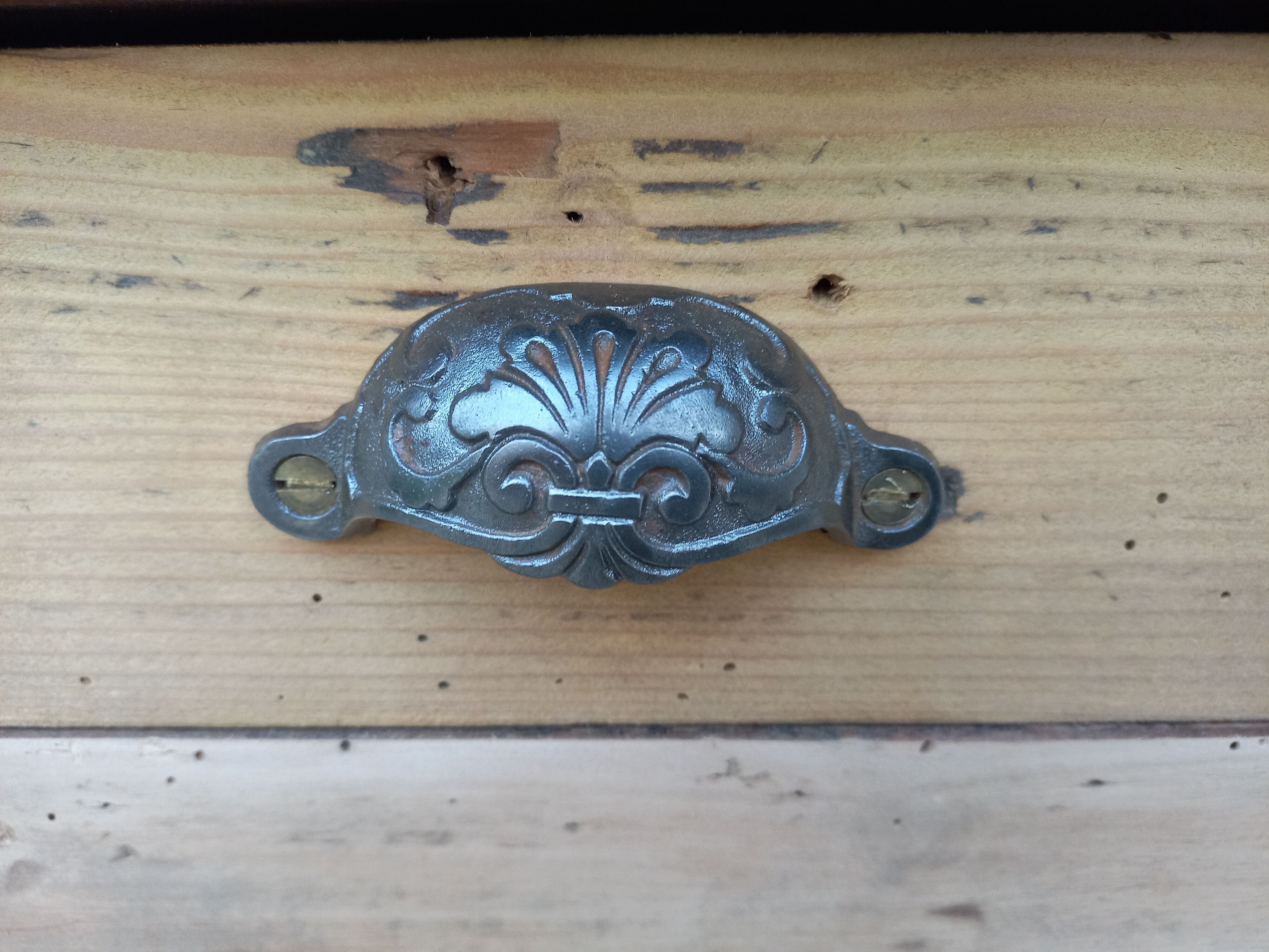 Former store counter, bar