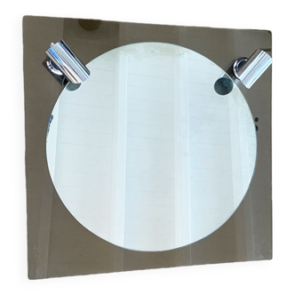 Lighted smoked mirror