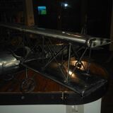 Biplane metal plane