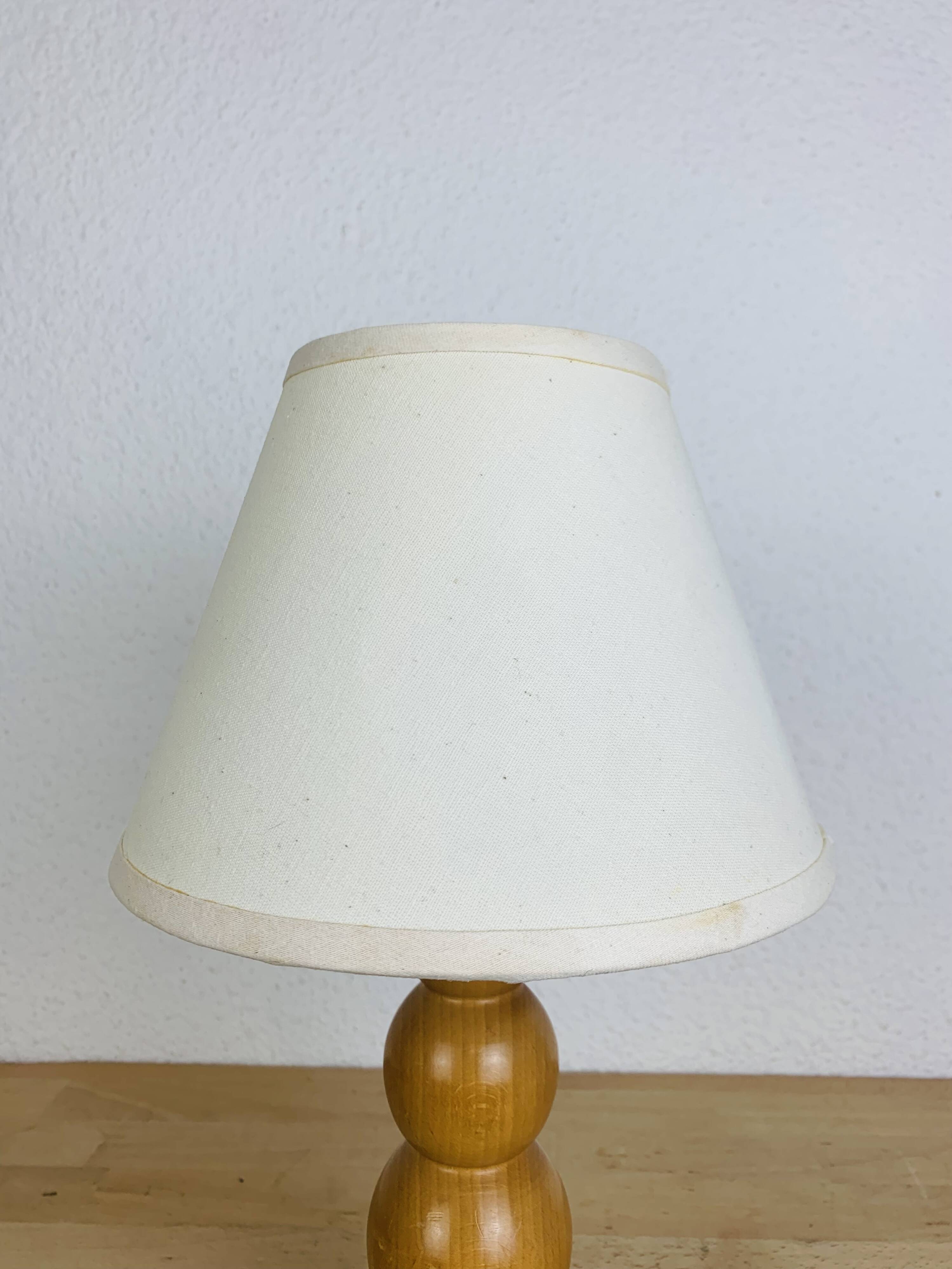 Vintage wooden abacus lamp