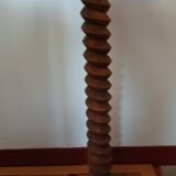 Vintage Column Stand - Carved Solid Wood - Art Deco Style