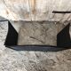 Grilled Fire Screen Fireplace 3 Shutters Black Metal Fleurs De Lys Vintage #A344