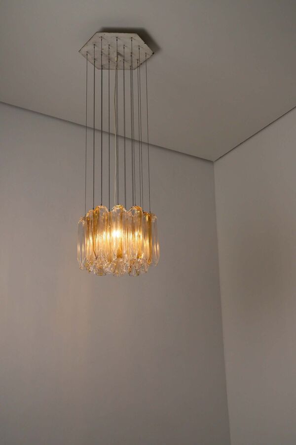 Lustre en verre de Murano ''Quadrifoglio'' par VeArt, années 1970