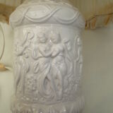 White ceramic table lamp