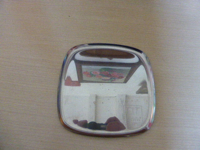 Ashtray, empty metal pocket, collector: CIT Alcatel, vintage 1970