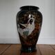 Heron decor vase