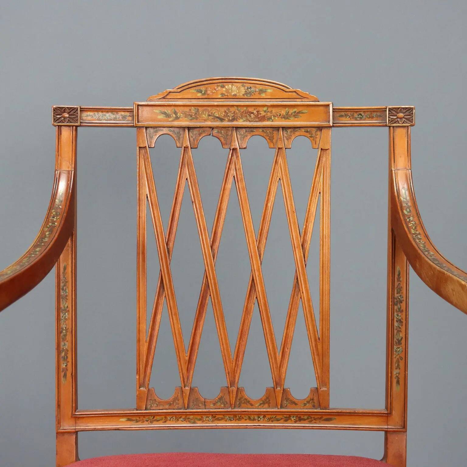 Victorian antique armchair in mahogany, United Kingdom, 19th century