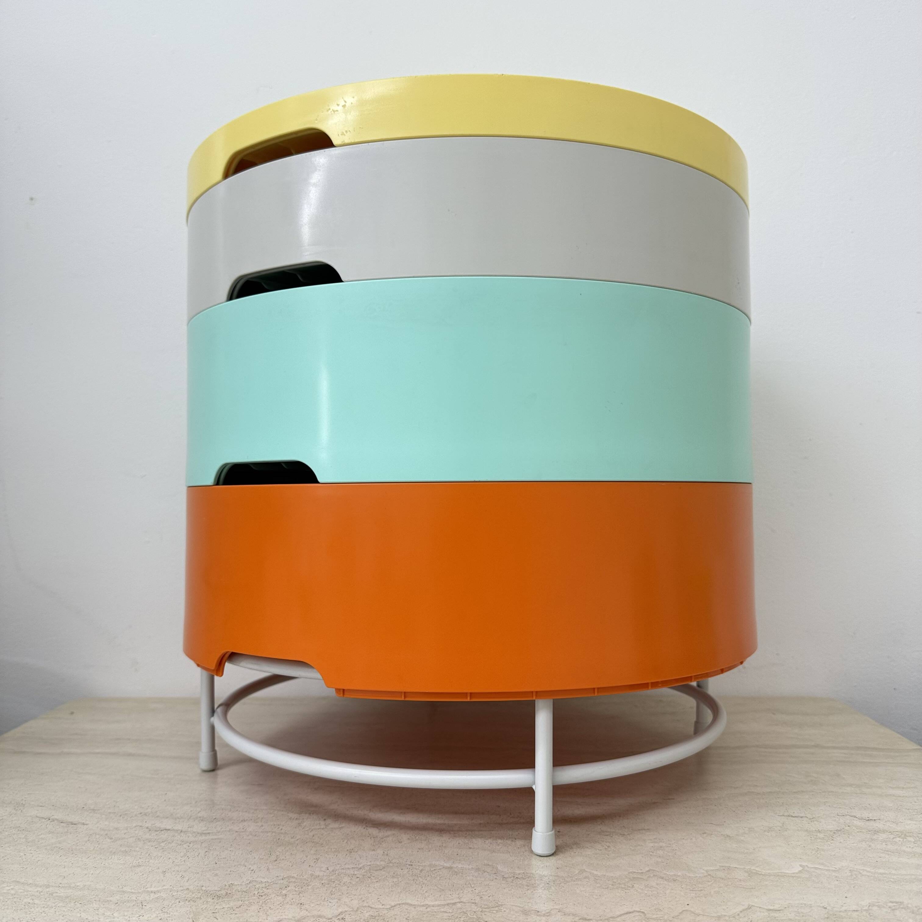 Vintage Ikea modulair side table by Richards Brill en A. Williams