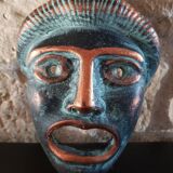 Vintage Greek tragedy wall mask