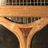 Wooden tennis racket