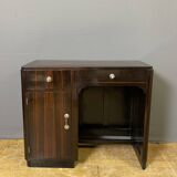 Art Deco desk in Macassar ebony